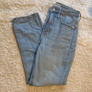 Madewell Curvy Perfect Vintage Light Wash Jean